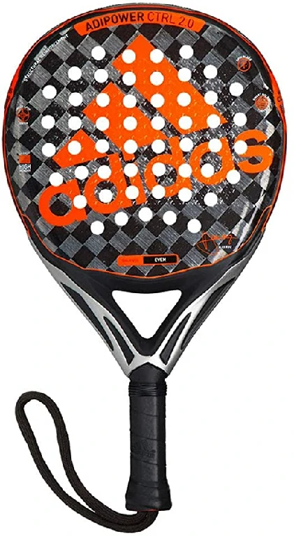 5-Adidas AdiPower CTRL Lite 2.0 Pop Tennis Racket With Aier React Channer System:
