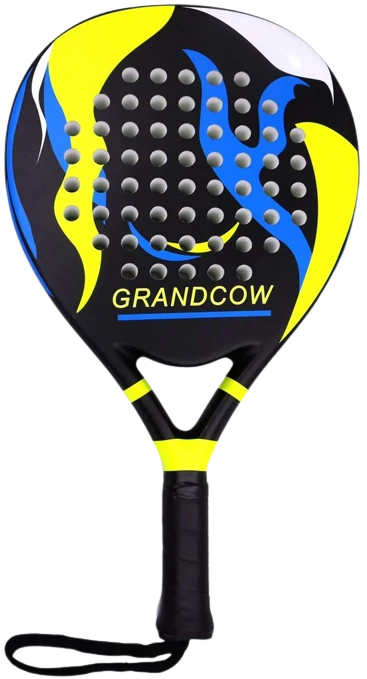 GRANDCOW Carbon Fiber Power Lite Pop Padel Tennis Racket