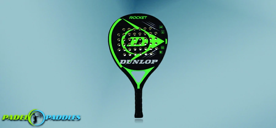 Dunlop Rocket Green POP Padel Racket For Intermediate players