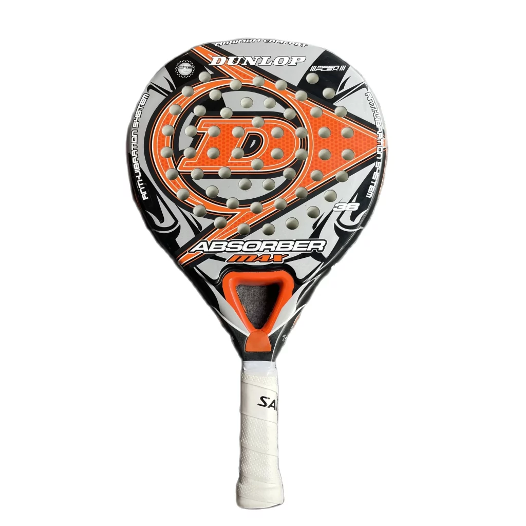 Men Padel Tennis Racket Carbon Fiber Soft EVA Face beach